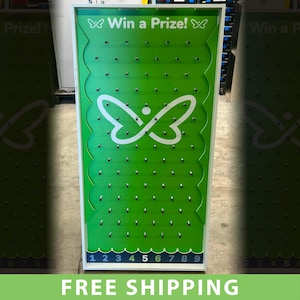 Custom Medium Plinko Game Board, Personalized Prize Drop, Interactive Game for Parties, Fundraisers, corporate Events, Handmade Board Game