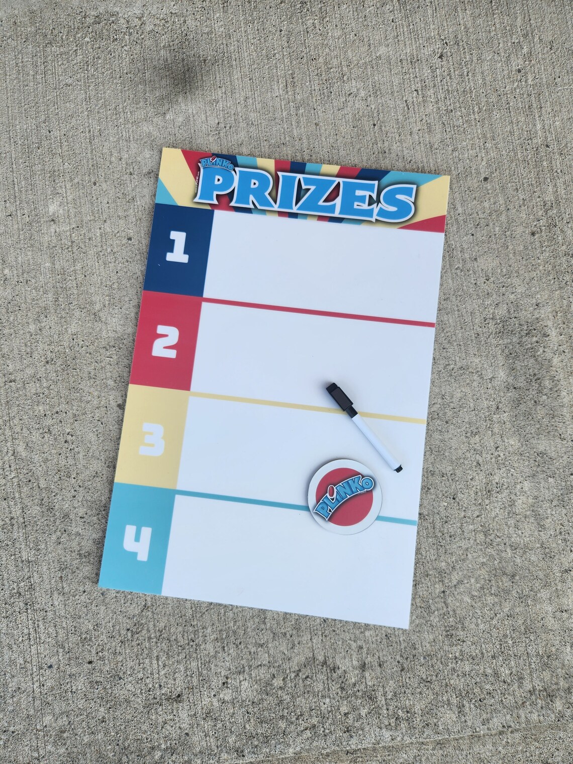 Your Logo Table Top Plinko Game Kit With Prize Board and Pucks additional Shipping Charges Apply