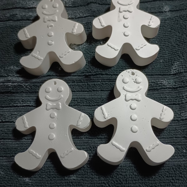 Plaster Ready to Paint Christmas Ornaments Etsy