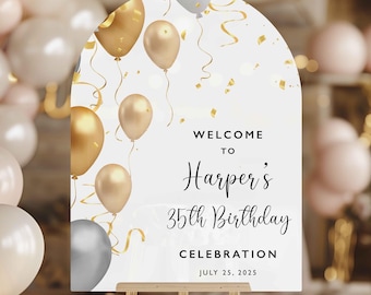 Acrylic Birthday Sign | Personalized Birthday Sign | Birthday Sign | Happy Birthday Sign | Custom Birthday Sign | Decorations for Birthday