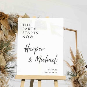 Acrylic Wedding Welcome Sign | Entrance Wedding Sign | Custom Gold Wedding Sign | Wedding Sign | Welcome Wedding Sign White Rectangle