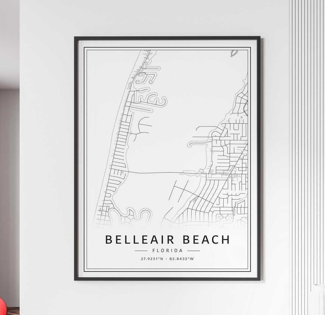 Belleair Beach Florida Street Map - Il 1080xN.5974998537 6a2j 