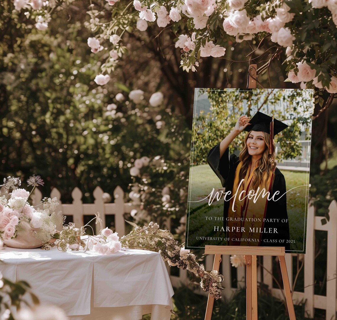 Graduation Personalsign Acrylic Graduation Party Sign | Custom Graduation Sign | Personalized ...