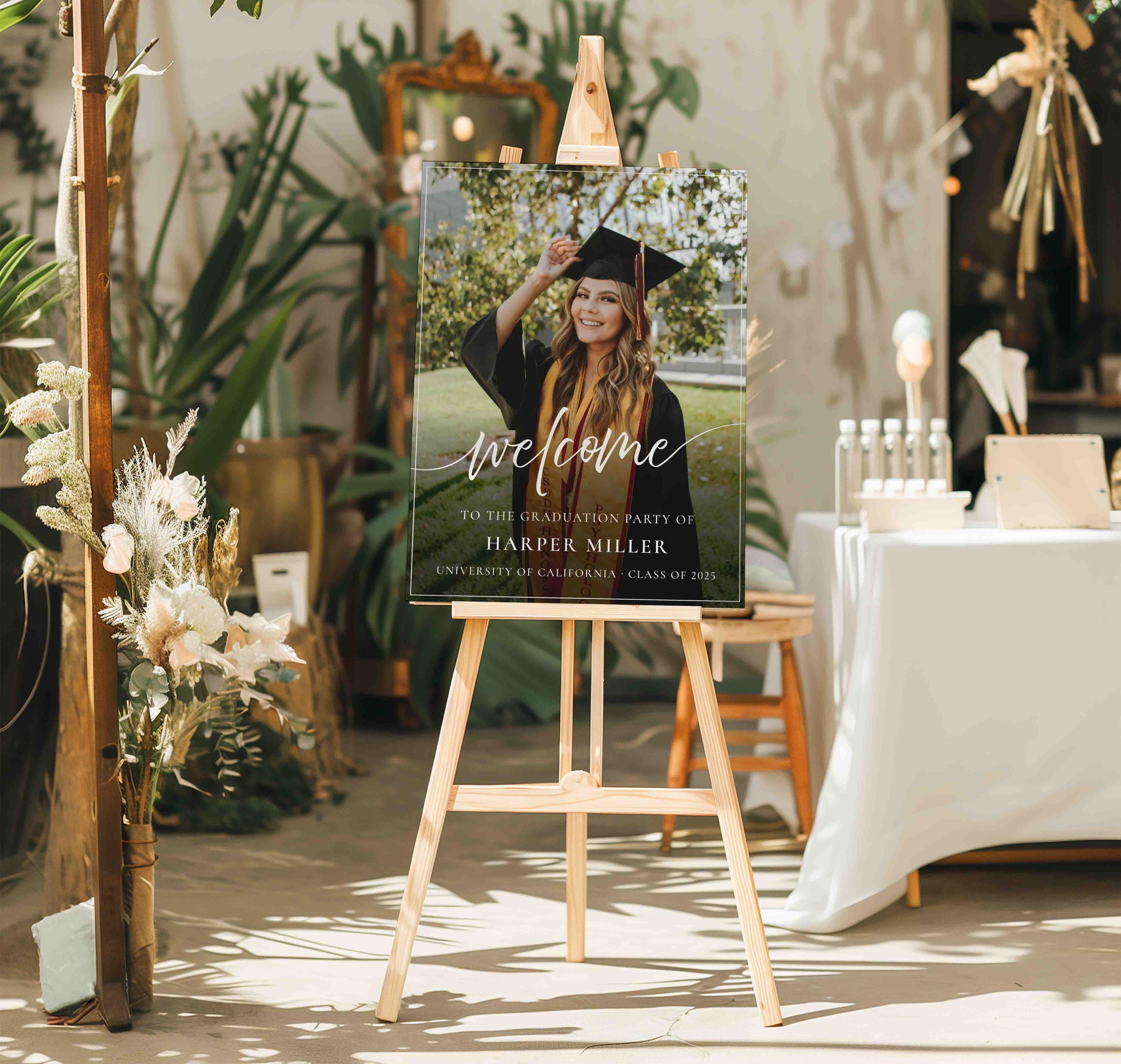 Graduation Personalsign Acrylic Graduation Party Sign | Custom Graduation Sign | Personalized ...