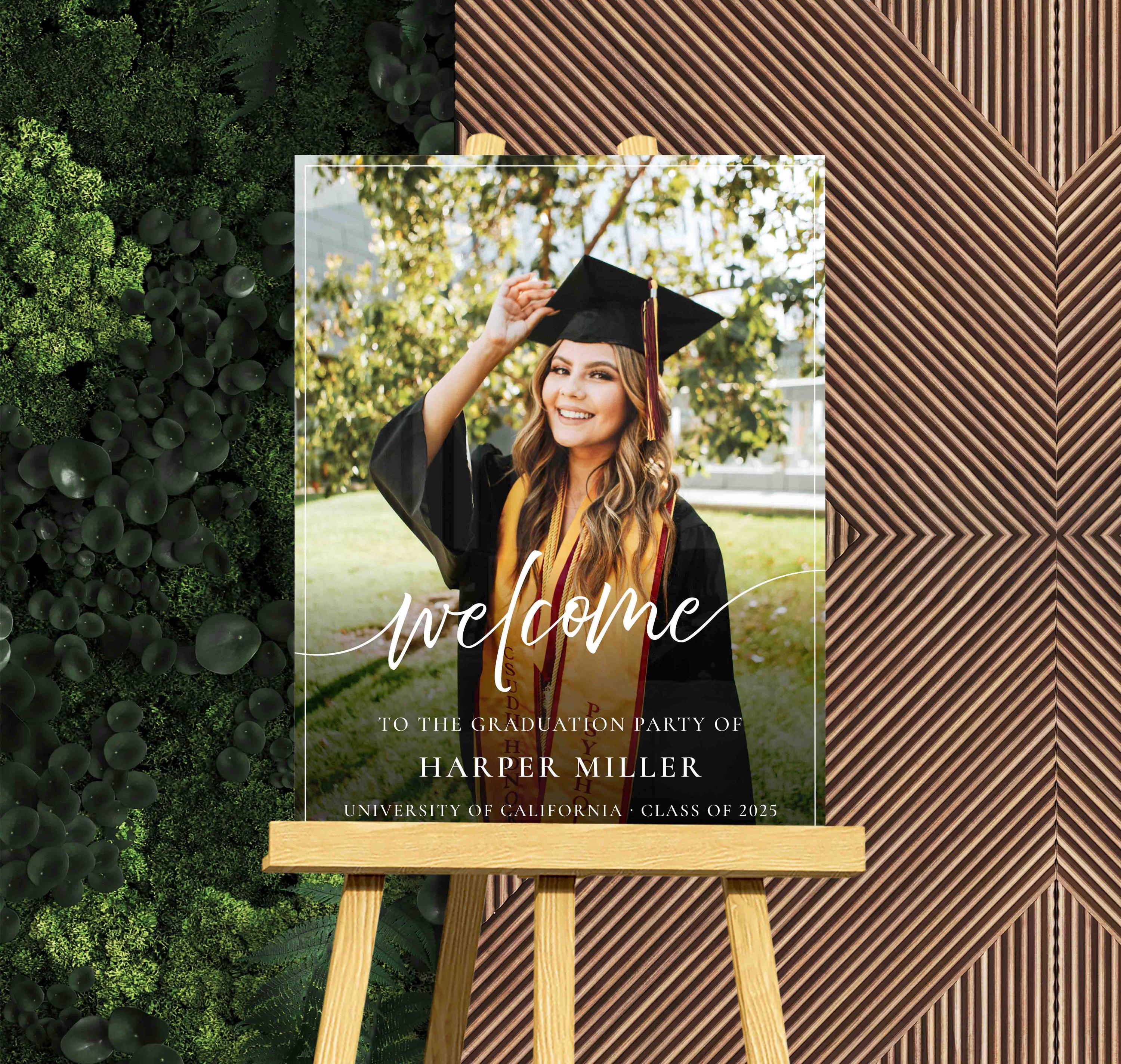 Acrylic Graduation Party Sign | Custom Graduation Sign | Personalized ...
