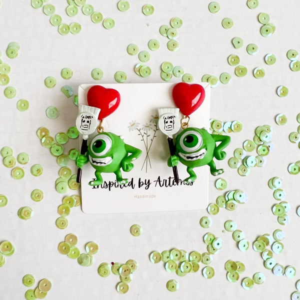 Boucles d’oreilles Disney Mike Wazowski