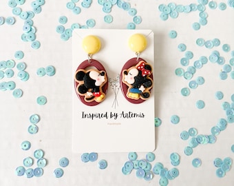 Pendientes Disney Mickey y Minnie Mouse