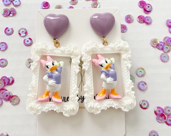 Pendientes vintage de Daisy Duck