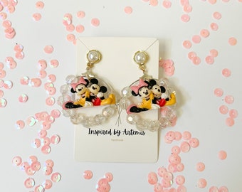 Disney Mickey and Minnie Mouse Earrings