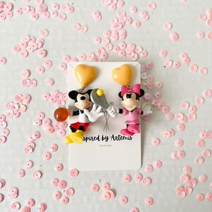 Disney Mickey and Minnie Mouse Earrings