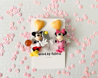 Disney Mickey and Minnie Mouse Earrings