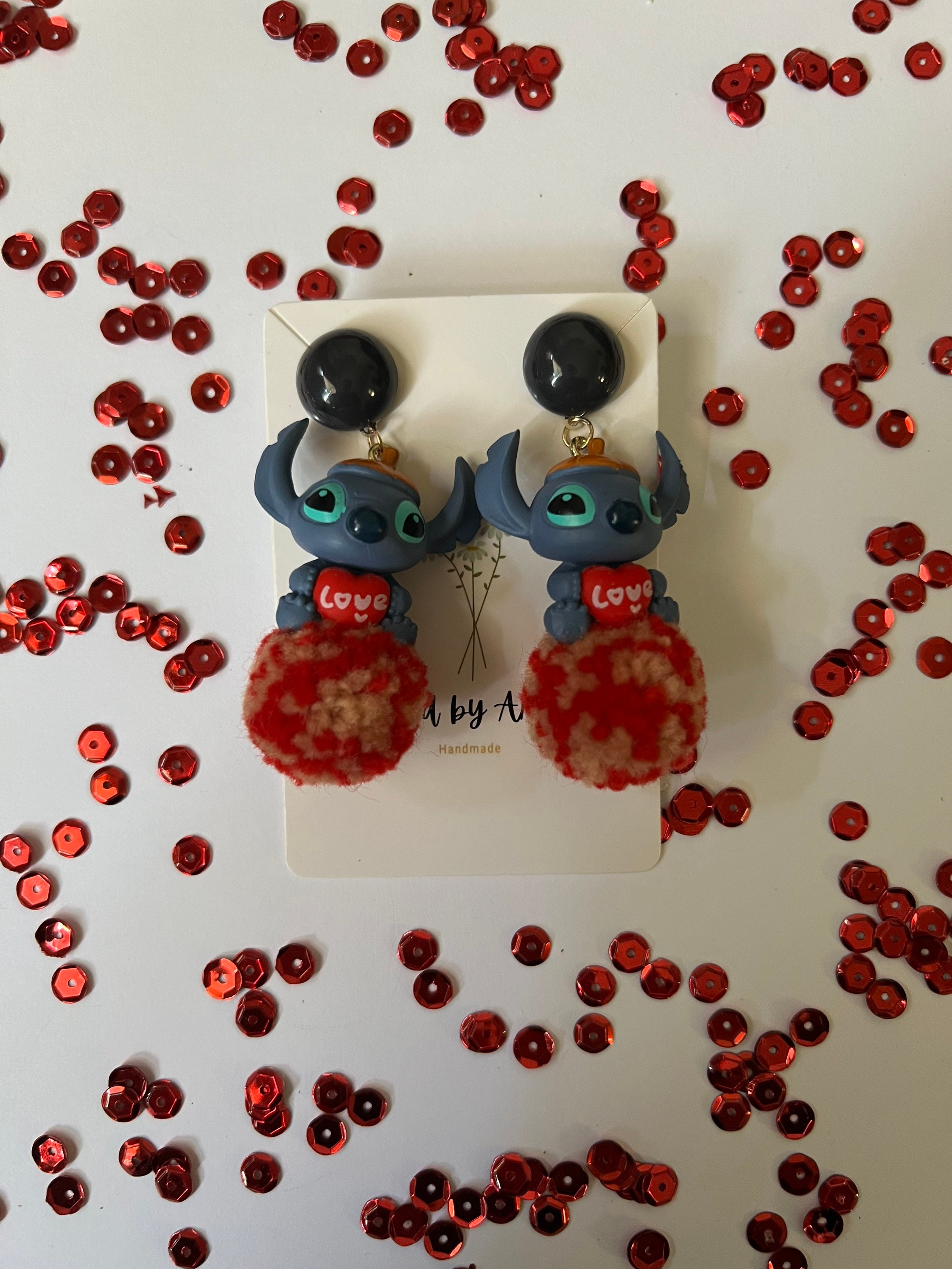Disney Lilo and Stitch Earrings Etsy