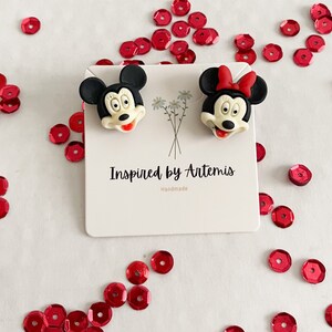 Disney Mickey and Minnie Mouse Earrings