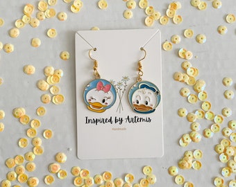 Disney Donald and Daisy Duck Earrings