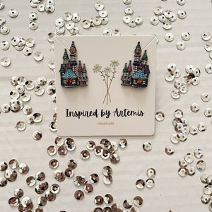 Disney Castle Inspired Earrings