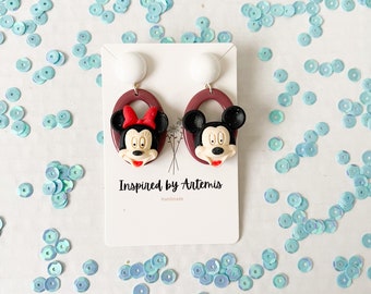 Pendientes Disney Mickey y Minnie Mouse