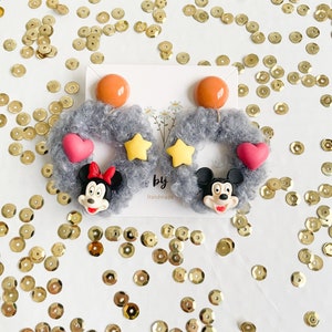 Disney Minnie and Mickey Mouse Earrings