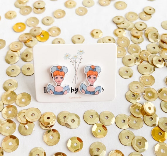 Disney Princess Cinderella Earrings Etsy