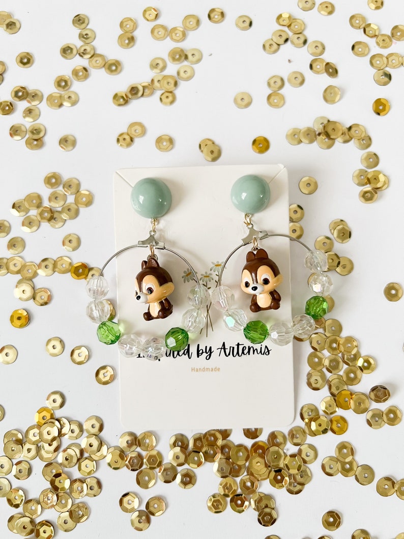 Disney Chip and Dale Earrings image 1