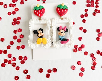 Disney Mickey and Minnie Mouse Earrings