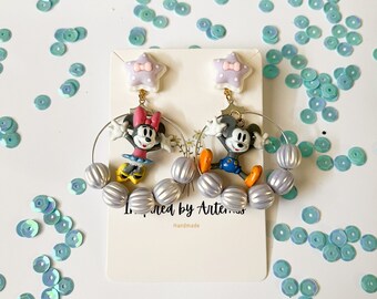 Pendientes Disney Mickey y Minnie Mouse