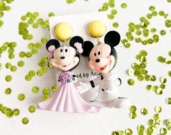 Pendientes Disney Mickey y Minnie Mouse