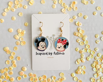 Disney Mickey and Minnie Mouse Earrings