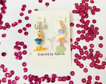 Disney Donald and Daisy Duck Earrings