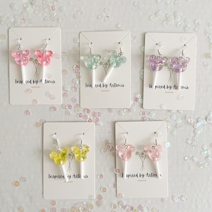 Disney Mickey Mouse Lollipop Earrings