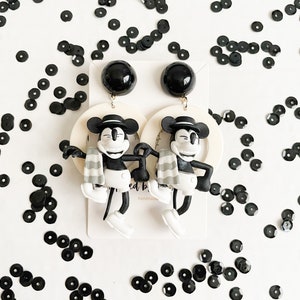 Boucles d’oreilles Mickey Mouse vintage