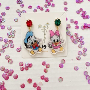Disney Daisy en Donald Oorbellen