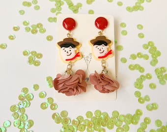 Pendientes de madera de Disney
