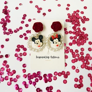 Disney Mickey and Minnie Mouse Earrings