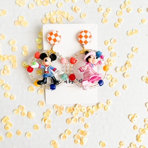 Disney Mickey and Minnie Mouse Earrings