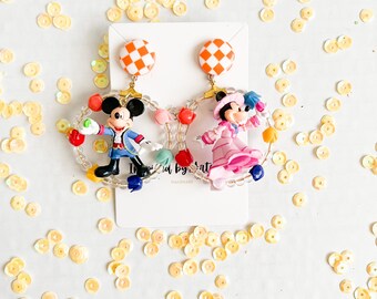 Disney Mickey and Minnie Mouse Earrings