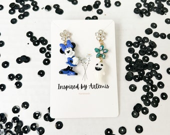 Halloween Minnie Muis Oorbellen