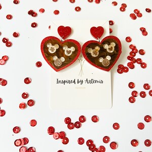 Disney Herz Valentinstag Ohrringe