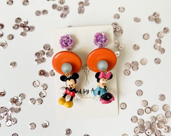 Disney Mickey and Minnie Mouse Earrings