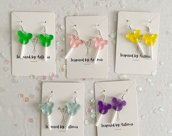 Disney Mickey Mouse Lollipop Earrings