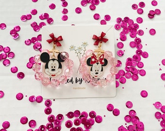 Pendientes Disney Mickey y Minnie Mouse