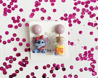 Disney Lilo y pendientes Stitch