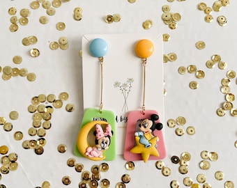 Disney Mickey and Minnie Mouse Earrings