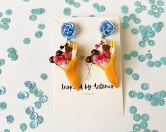 Pendientes Disney Mickey y Minnie Mouse