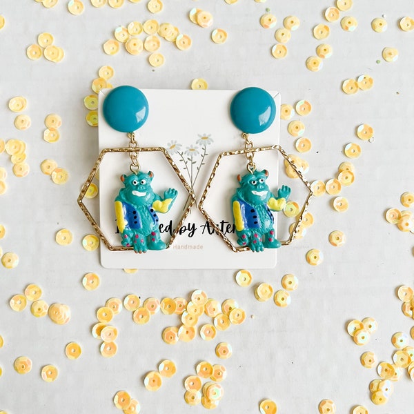 Disney Monsters Inc Earrings