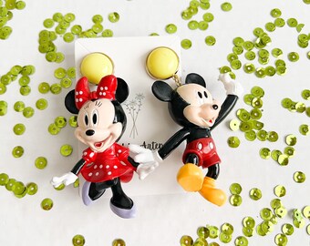 Pendientes Disney Mickey y Minnie Mouse