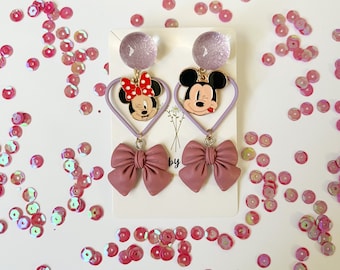 Pendientes Disney Mickey y Minnie Mouse