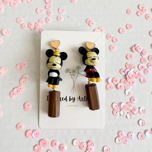 Disney Mickey and Minnie Mouse Earrings
