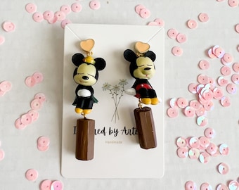 Disney Mickey and Minnie Mouse Earrings
