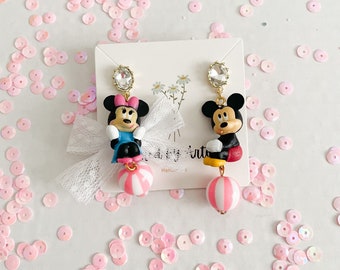 Disney Mickey und Minnie Maus Ohrringe