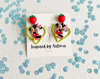 Disney Mickey and Minnie Mouse Earrings
